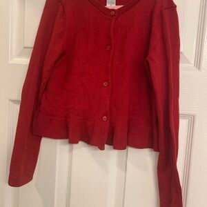 Girls Carter's Red Cardigan